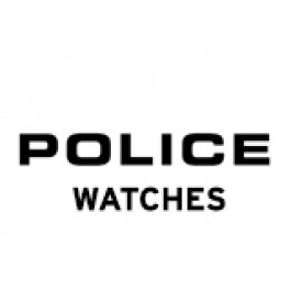 Police correa de reloj PL-14385J Cuero Negro